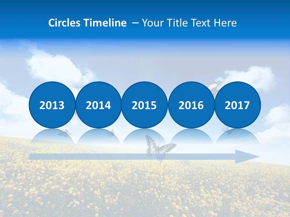 Sundown Yellow Horizon PowerPoint Template