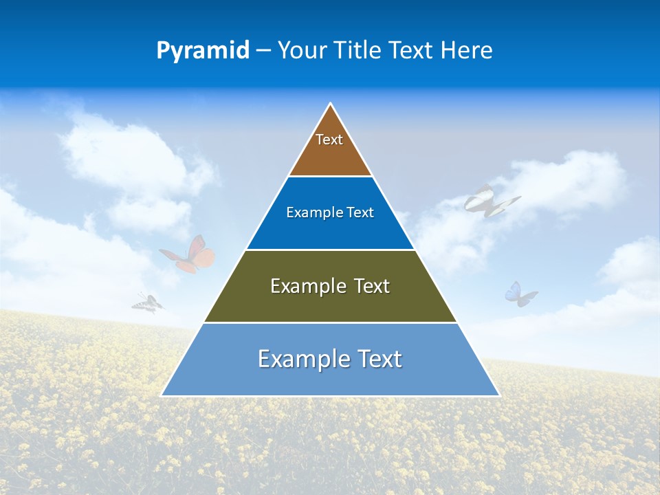Sundown Yellow Horizon PowerPoint Template
