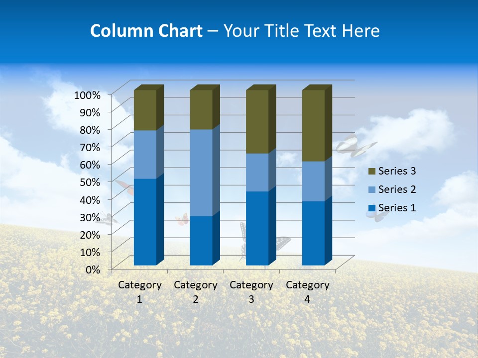 Sundown Yellow Horizon PowerPoint Template