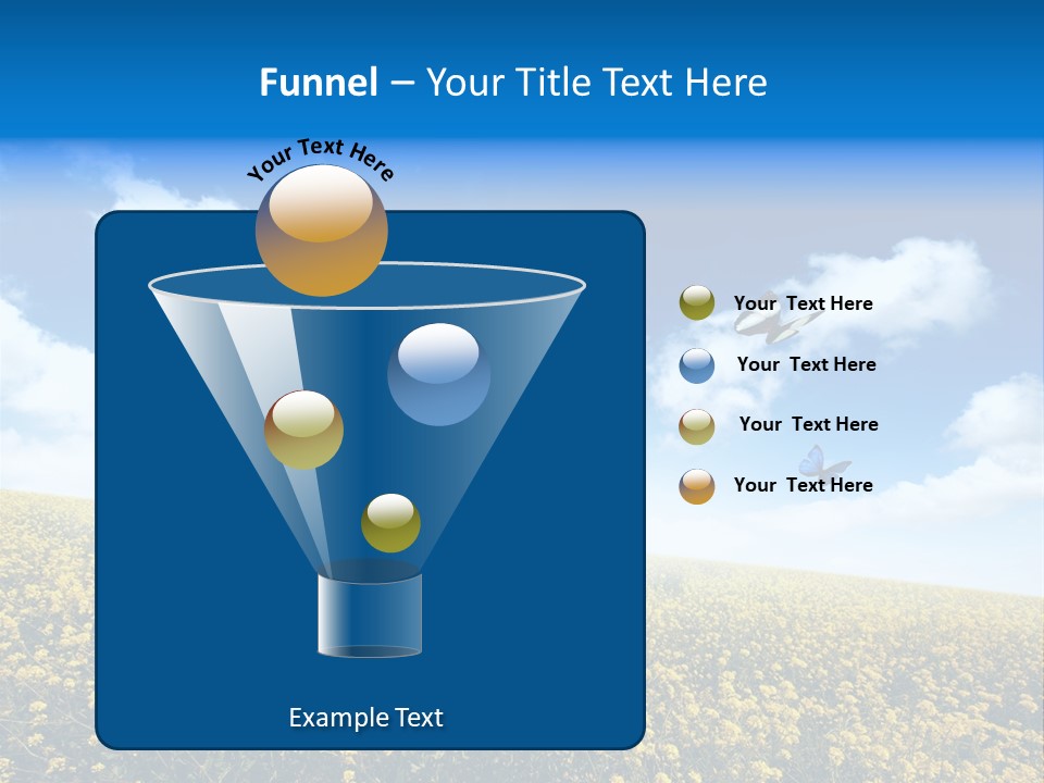 Sundown Yellow Horizon PowerPoint Template