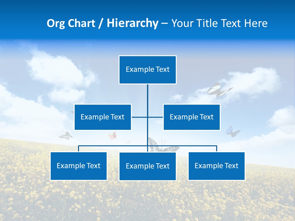 Sundown Yellow Horizon PowerPoint Template