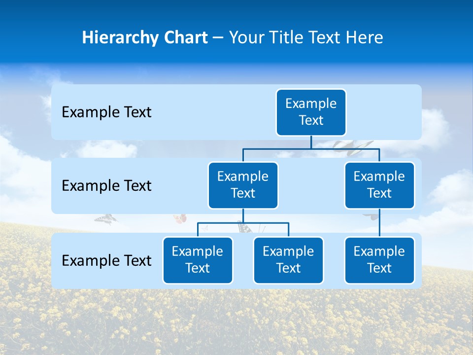 Sundown Yellow Horizon PowerPoint Template