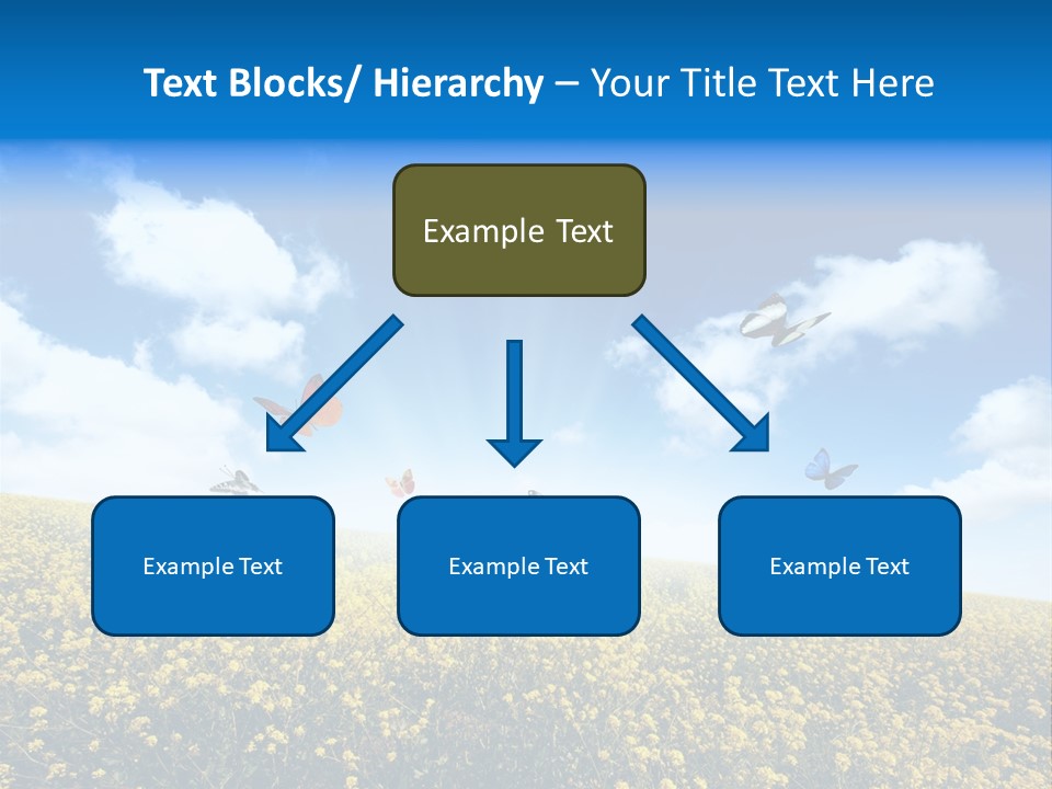 Sundown Yellow Horizon PowerPoint Template