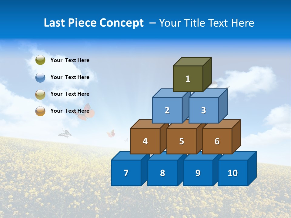 Sundown Yellow Horizon PowerPoint Template