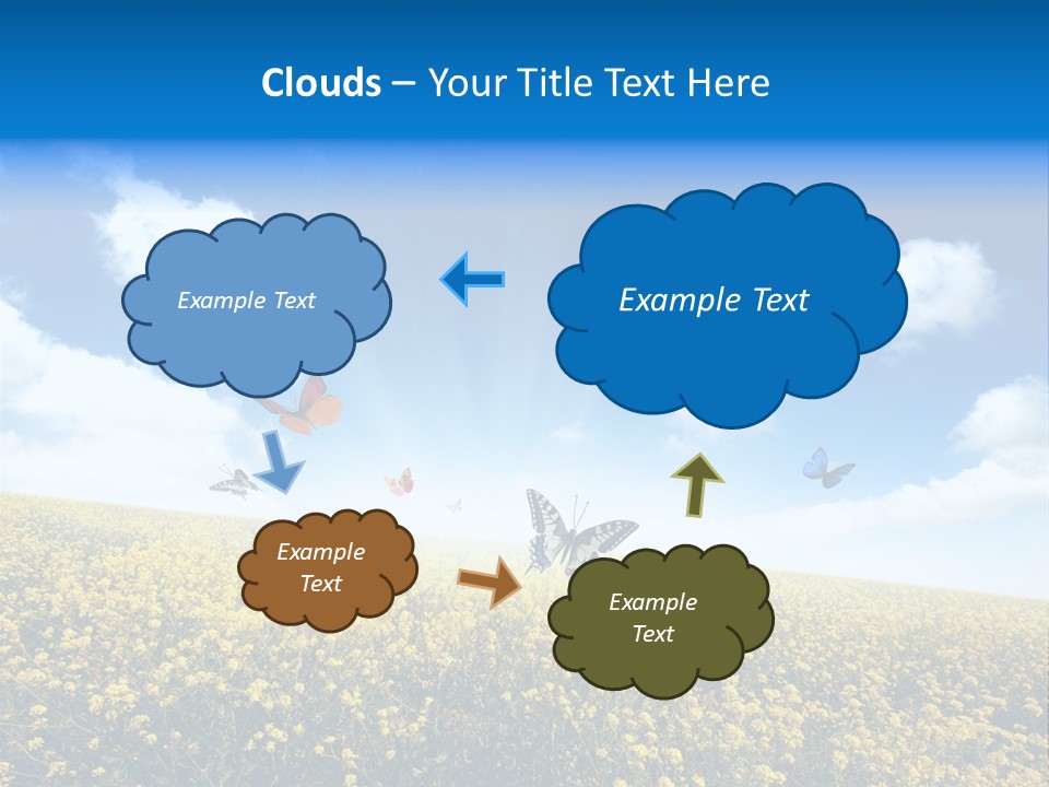 Sundown Yellow Horizon PowerPoint Template
