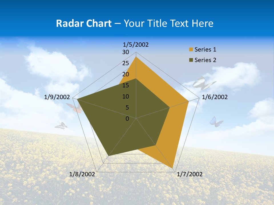 Sundown Yellow Horizon PowerPoint Template