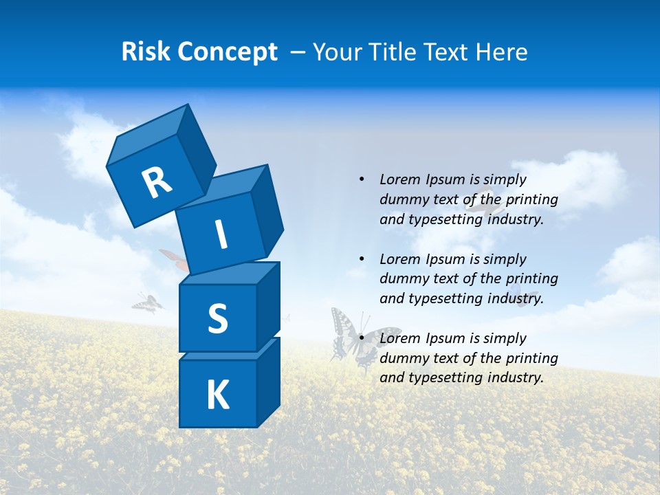 Sundown Yellow Horizon PowerPoint Template