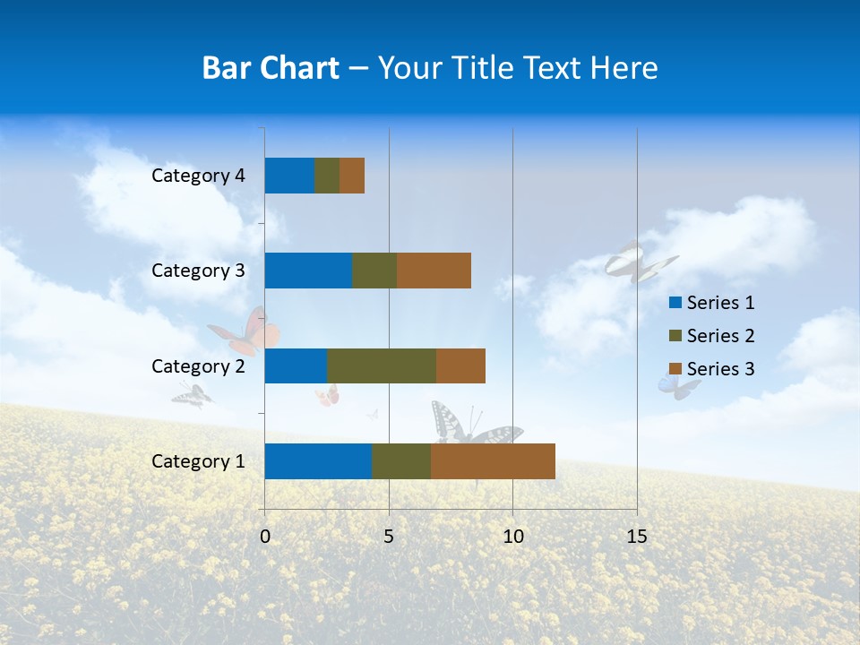 Sundown Yellow Horizon PowerPoint Template