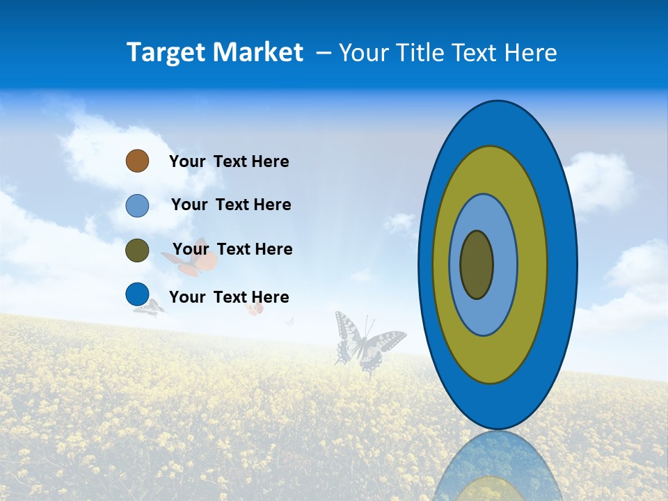 Sundown Yellow Horizon PowerPoint Template