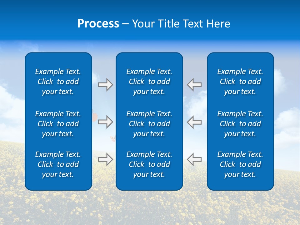 Sundown Yellow Horizon PowerPoint Template