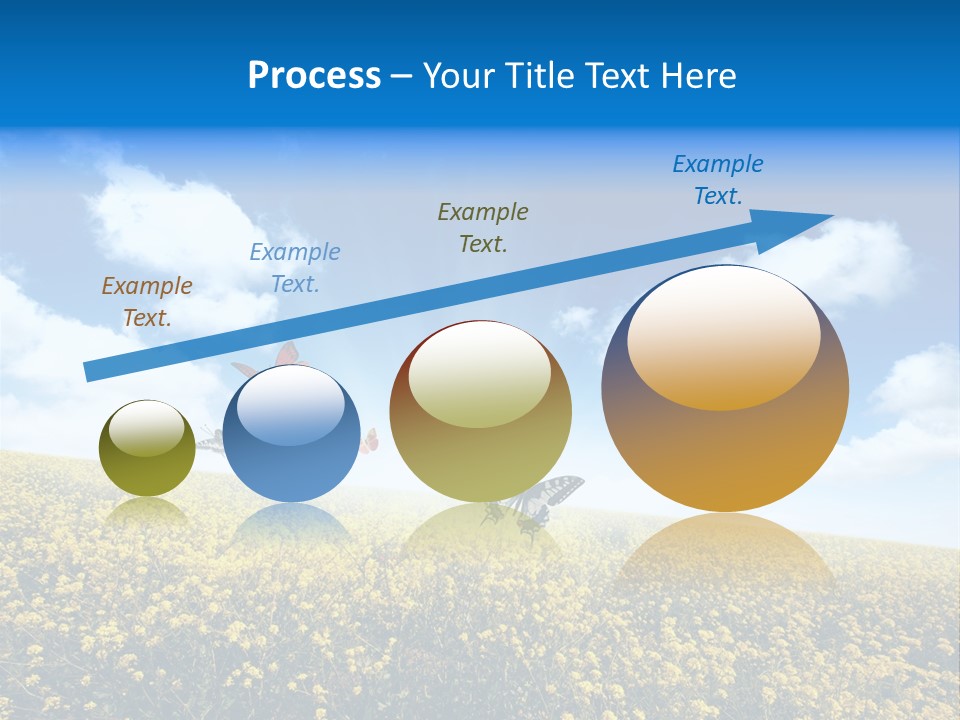 Sundown Yellow Horizon PowerPoint Template