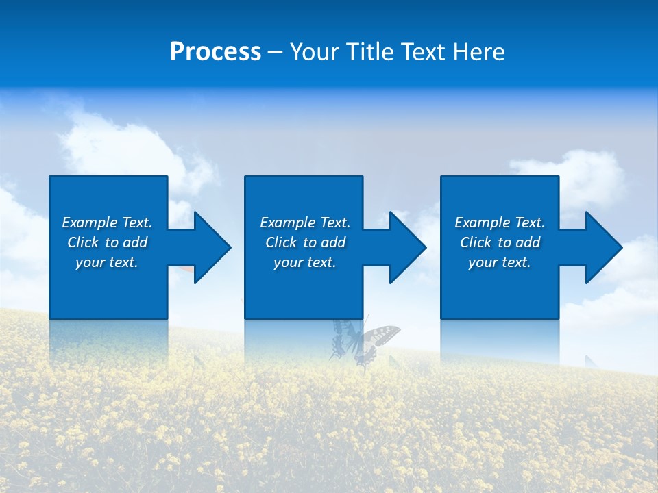 Sundown Yellow Horizon PowerPoint Template
