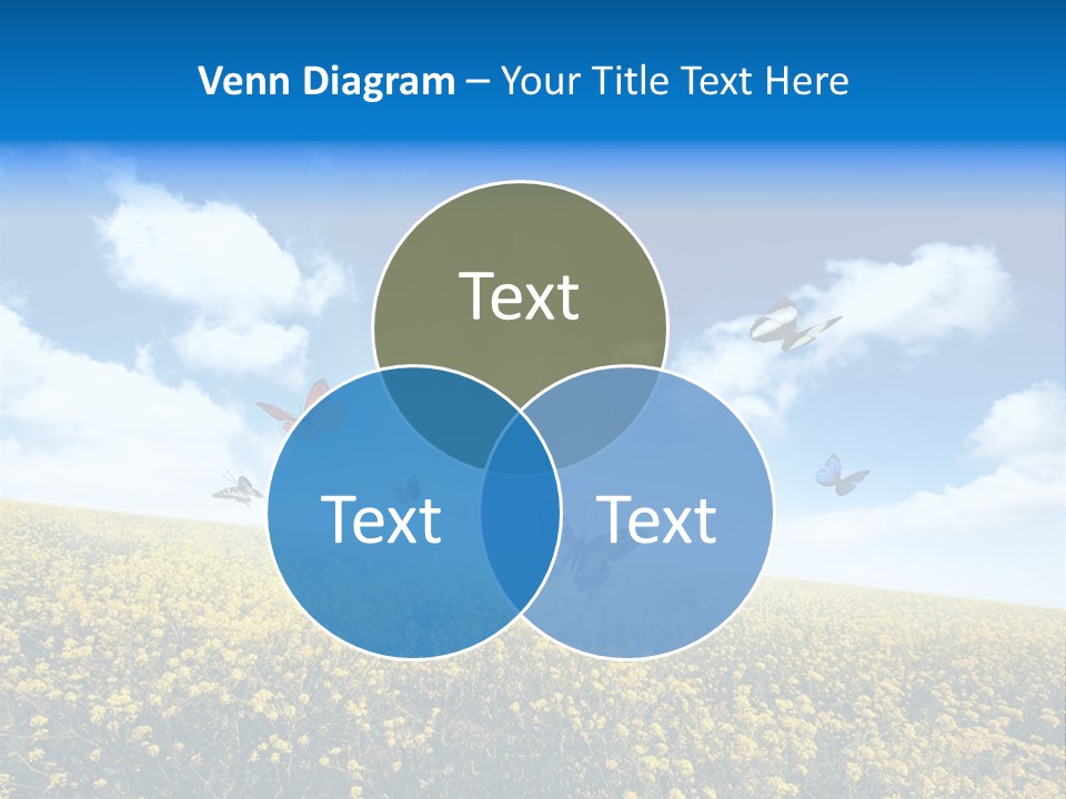 Sundown Yellow Horizon PowerPoint Template