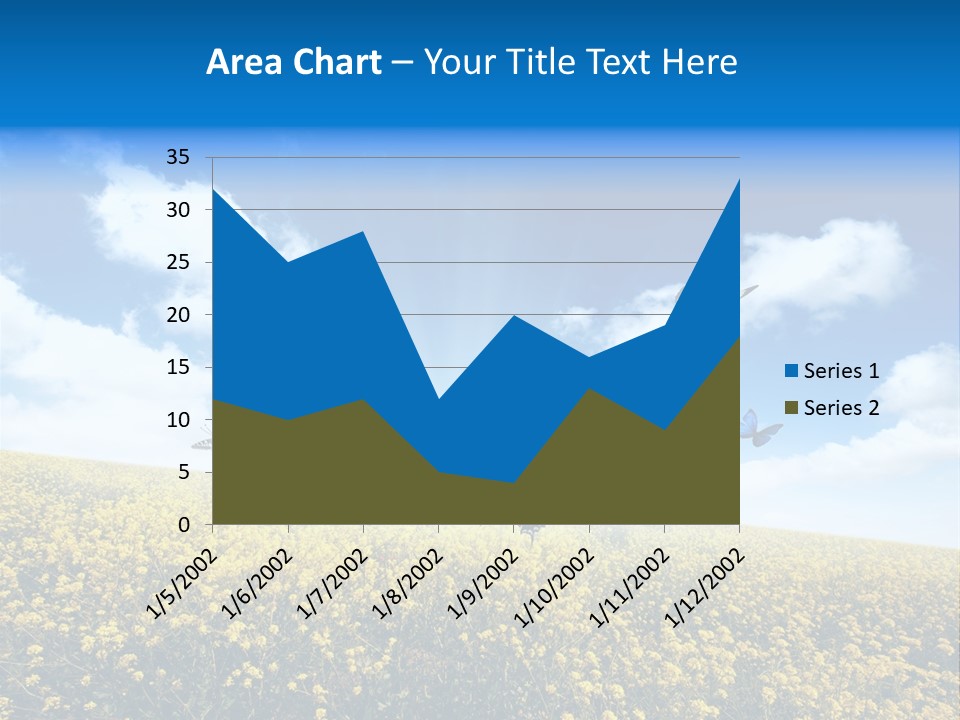Sundown Yellow Horizon PowerPoint Template