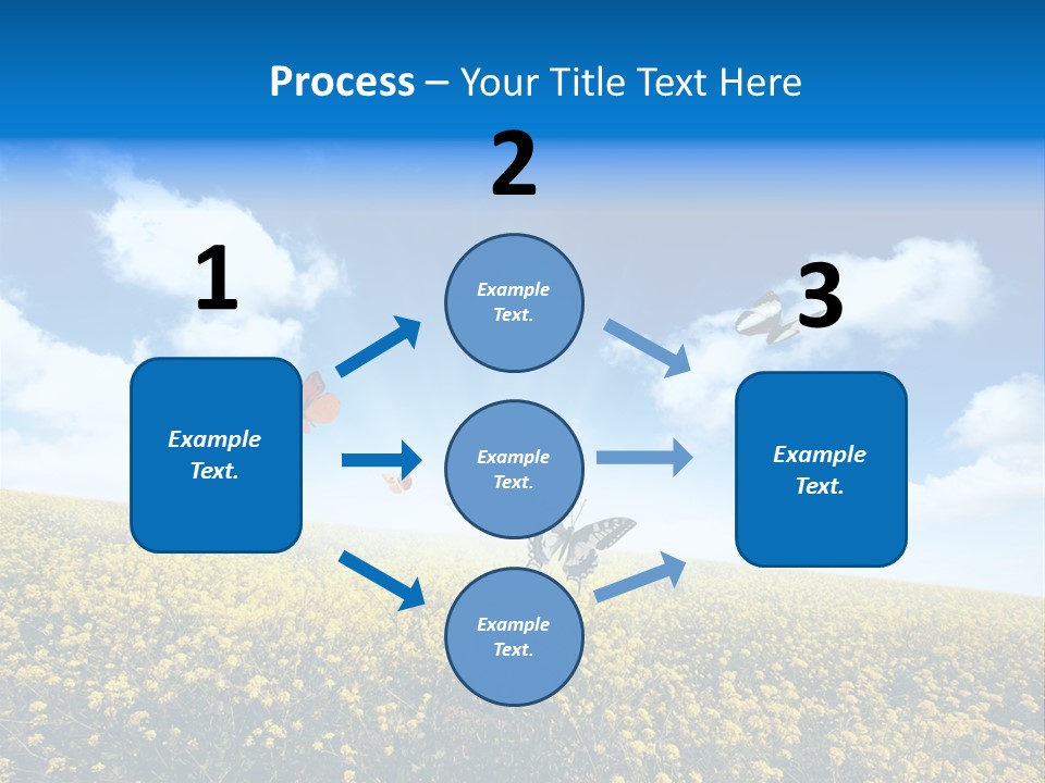 Sundown Yellow Horizon PowerPoint Template
