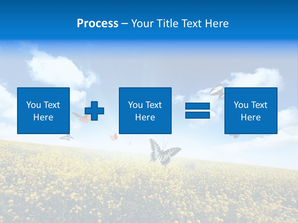 Sundown Yellow Horizon PowerPoint Template