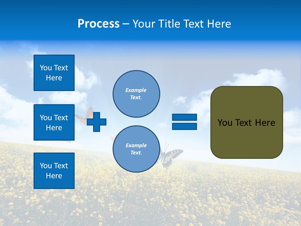 Sundown Yellow Horizon PowerPoint Template