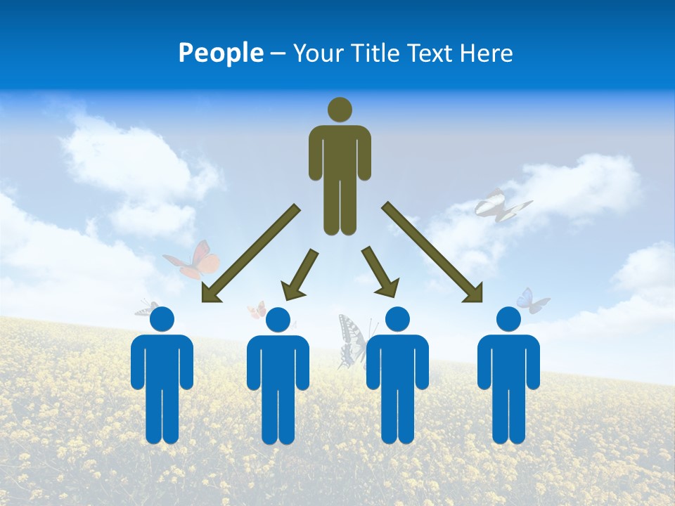 Sundown Yellow Horizon PowerPoint Template