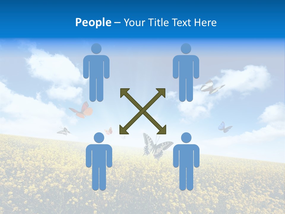 Sundown Yellow Horizon PowerPoint Template