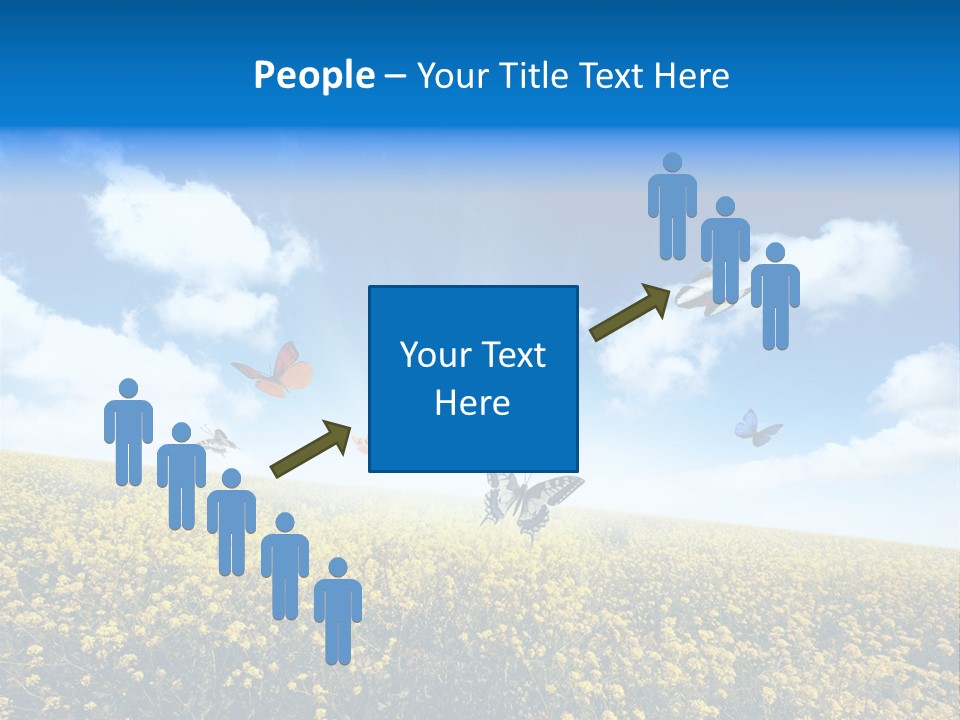 Sundown Yellow Horizon PowerPoint Template