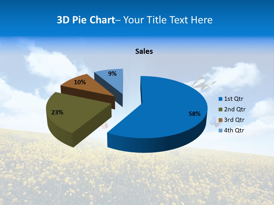 Sundown Yellow Horizon PowerPoint Template
