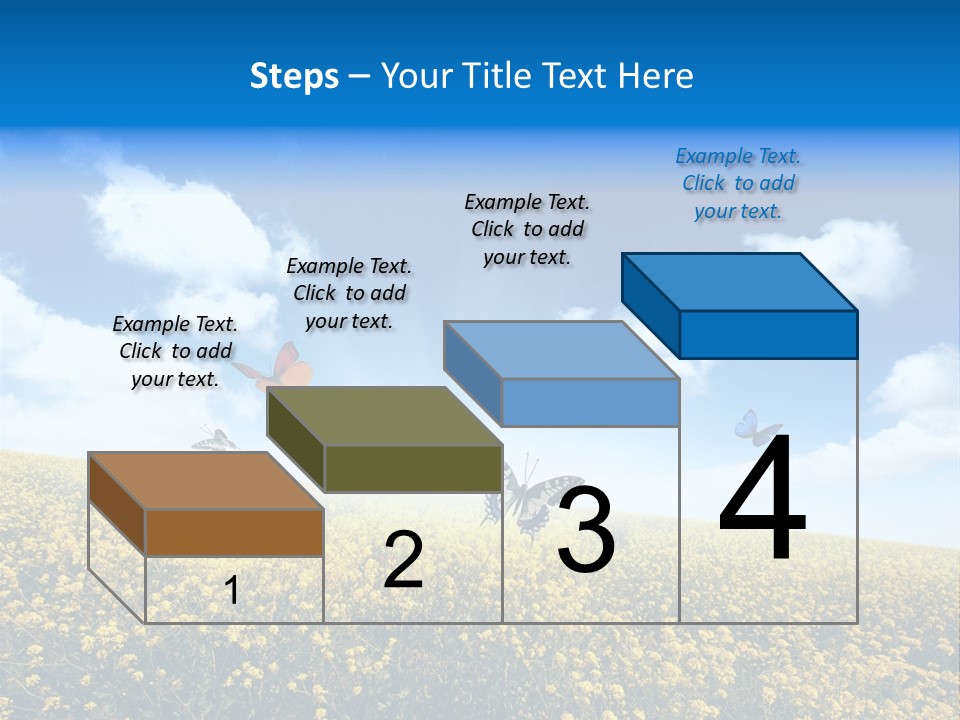 Sundown Yellow Horizon PowerPoint Template