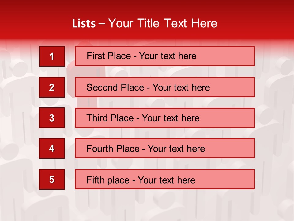 Inspiration High Contrast Competition PowerPoint Template