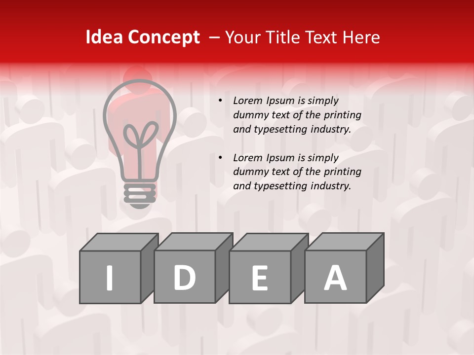 Inspiration High Contrast Competition PowerPoint Template
