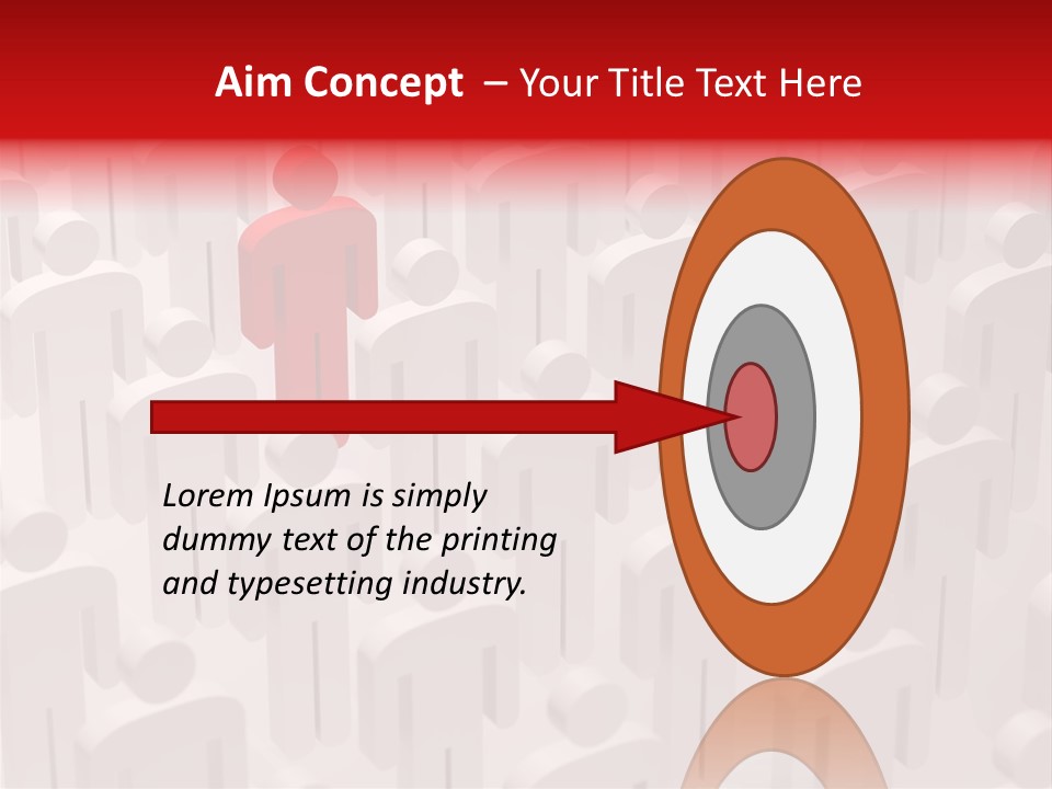 Inspiration High Contrast Competition PowerPoint Template