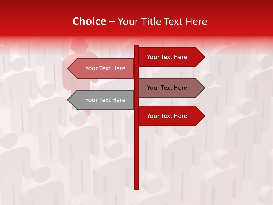 Inspiration High Contrast Competition PowerPoint Template