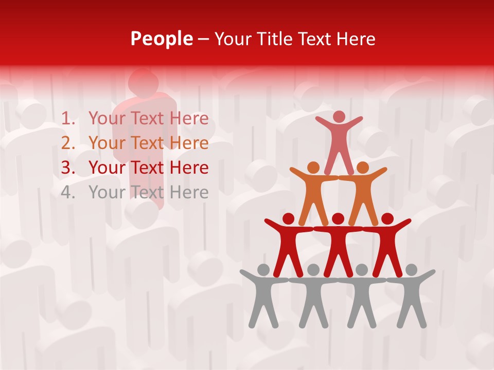 Inspiration High Contrast Competition PowerPoint Template