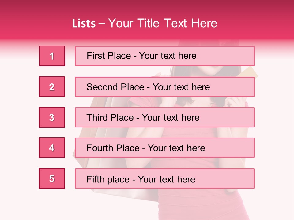 Card Sunglasses Holding PowerPoint Template