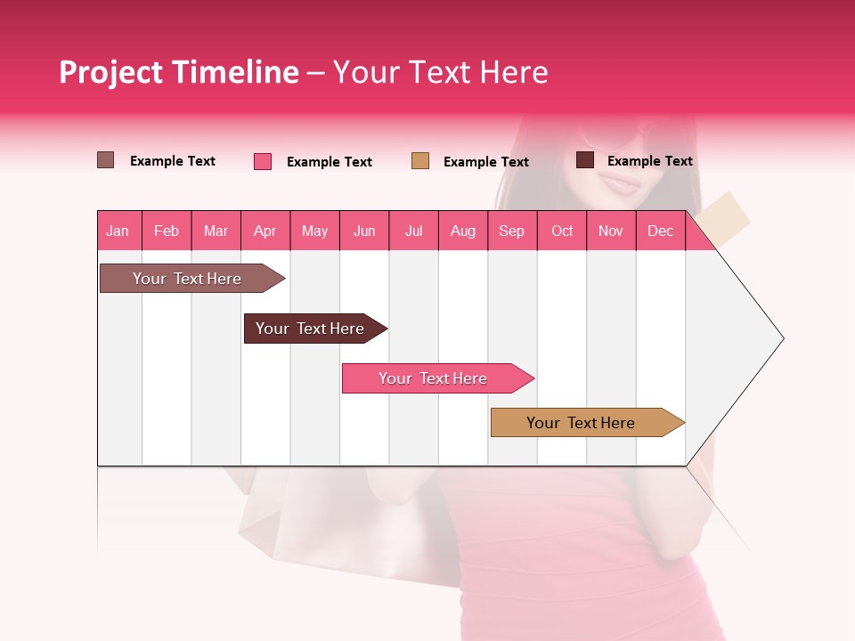 Card Sunglasses Holding PowerPoint Template