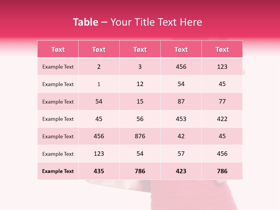 Card Sunglasses Holding PowerPoint Template