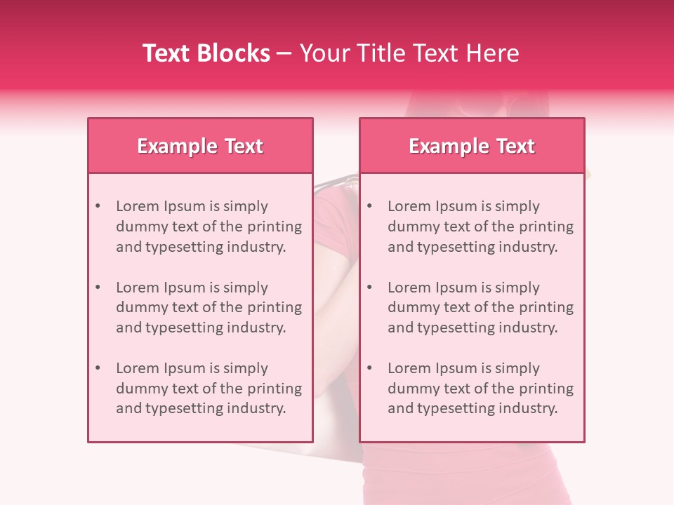 Card Sunglasses Holding PowerPoint Template