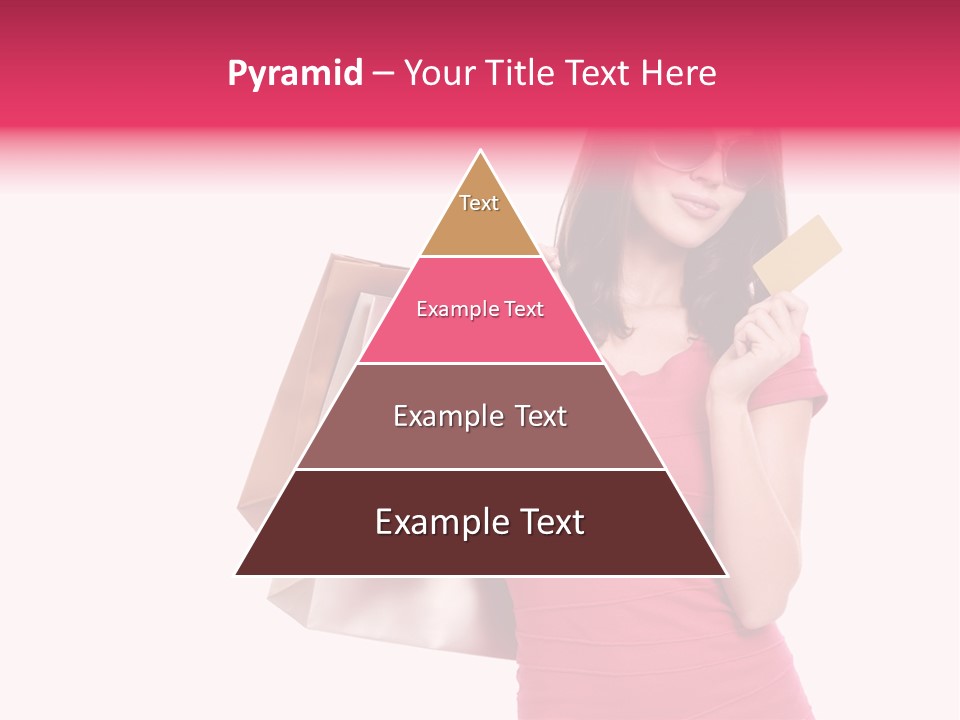 Card Sunglasses Holding PowerPoint Template