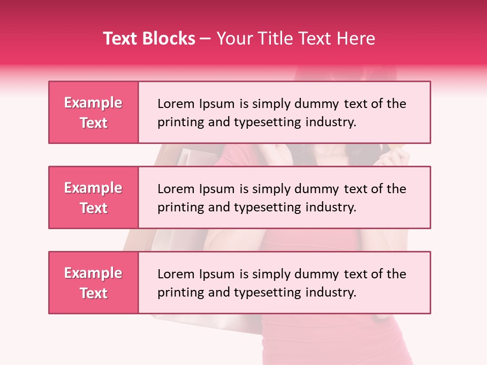 Card Sunglasses Holding PowerPoint Template