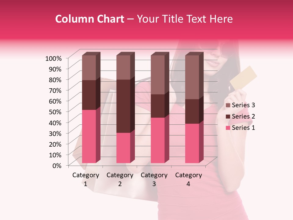 Card Sunglasses Holding PowerPoint Template
