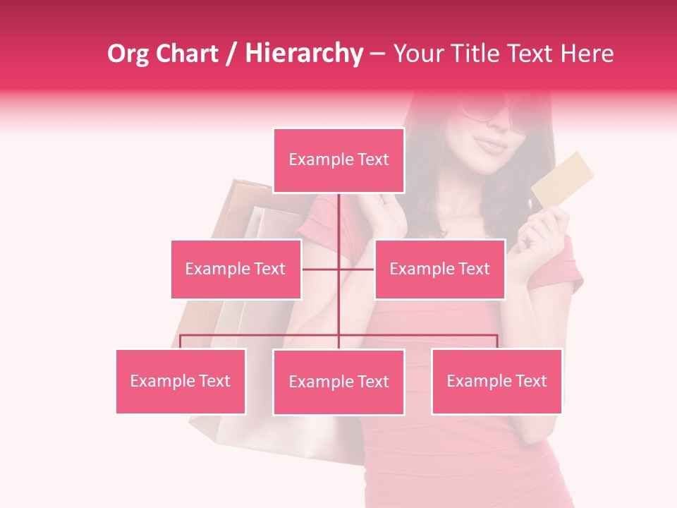 Card Sunglasses Holding PowerPoint Template