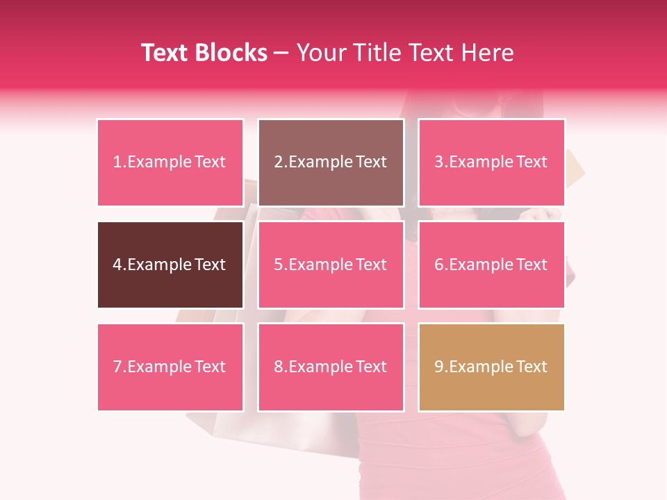 Card Sunglasses Holding PowerPoint Template