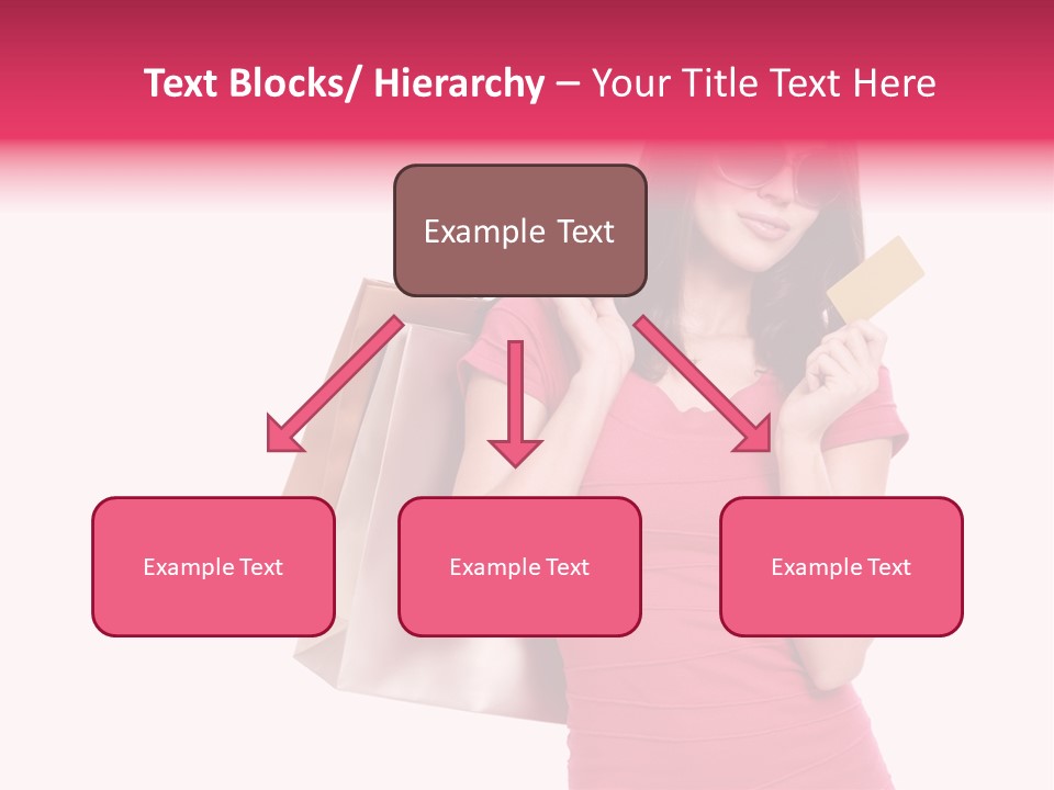 Card Sunglasses Holding PowerPoint Template