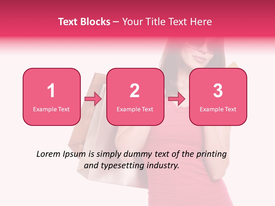 Card Sunglasses Holding PowerPoint Template