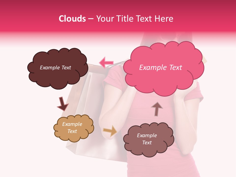 Card Sunglasses Holding PowerPoint Template