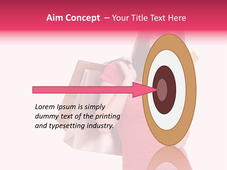 Card Sunglasses Holding PowerPoint Template