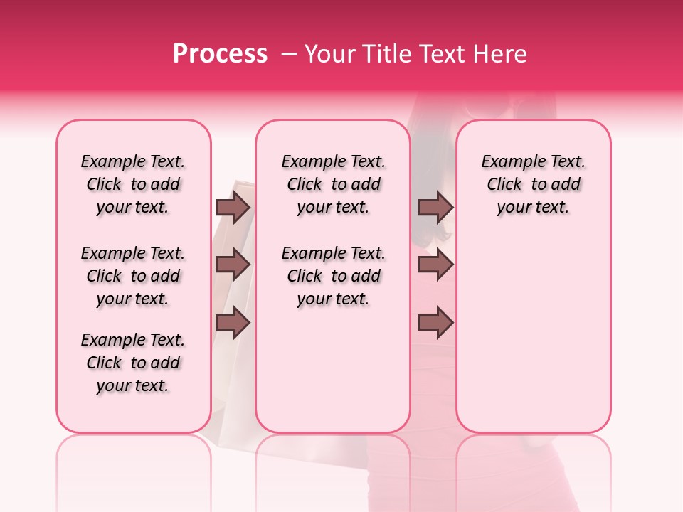 Card Sunglasses Holding PowerPoint Template