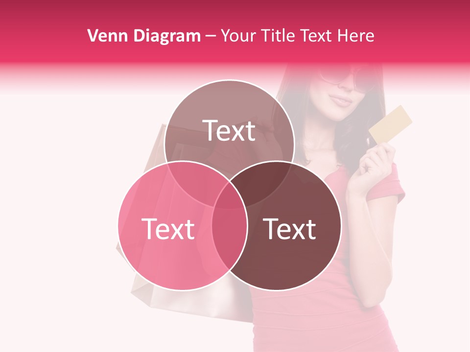 Card Sunglasses Holding PowerPoint Template