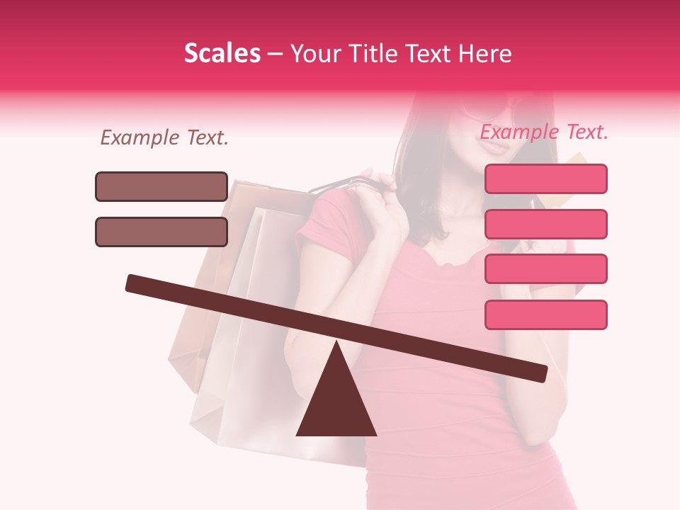 Card Sunglasses Holding PowerPoint Template