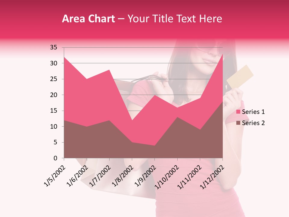 Card Sunglasses Holding PowerPoint Template