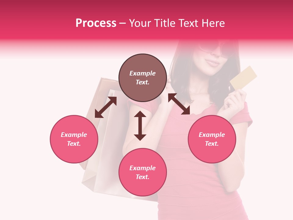 Card Sunglasses Holding PowerPoint Template