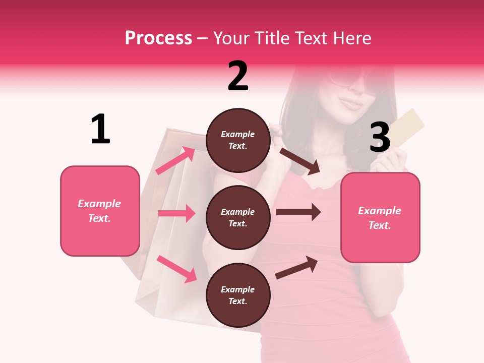 Card Sunglasses Holding PowerPoint Template